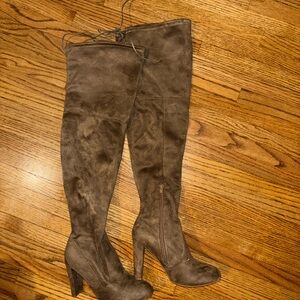 Brown Over-the-Knee Women's Boots